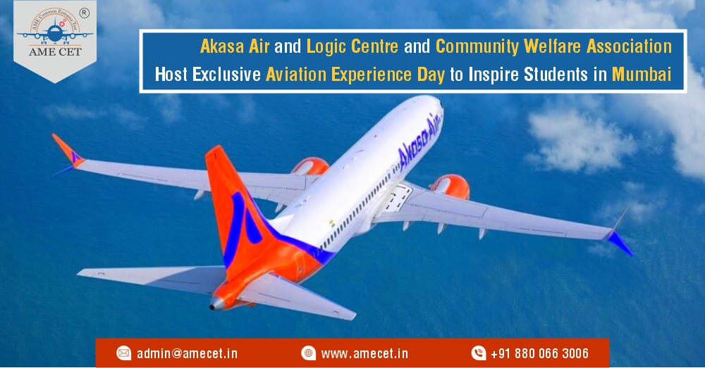 Akasa Air and Logic Centre and Community Welfare Association Host Exclusive Aviation Experience Day to Inspire Students in Mumbai