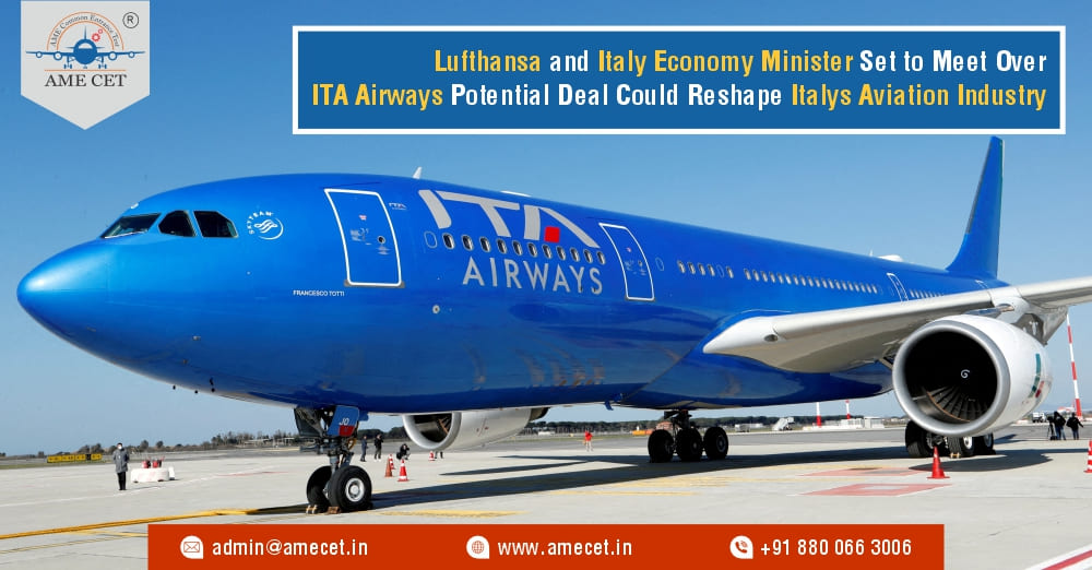 Lufthansa and Italy Economy Minister Set to Meet Over ITA Airways  Potential Deal Could Reshape Italys Aviation Industry