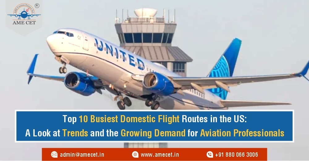 Top 10 Busiest Domestic Flight Routes in the US: A Look at Trends and the Growing Demand for Aviation Professionals Top 10 Busiest Domestic Flight Routes in the US: A Look at Trends and the Growing Demand for Aviation Professionals