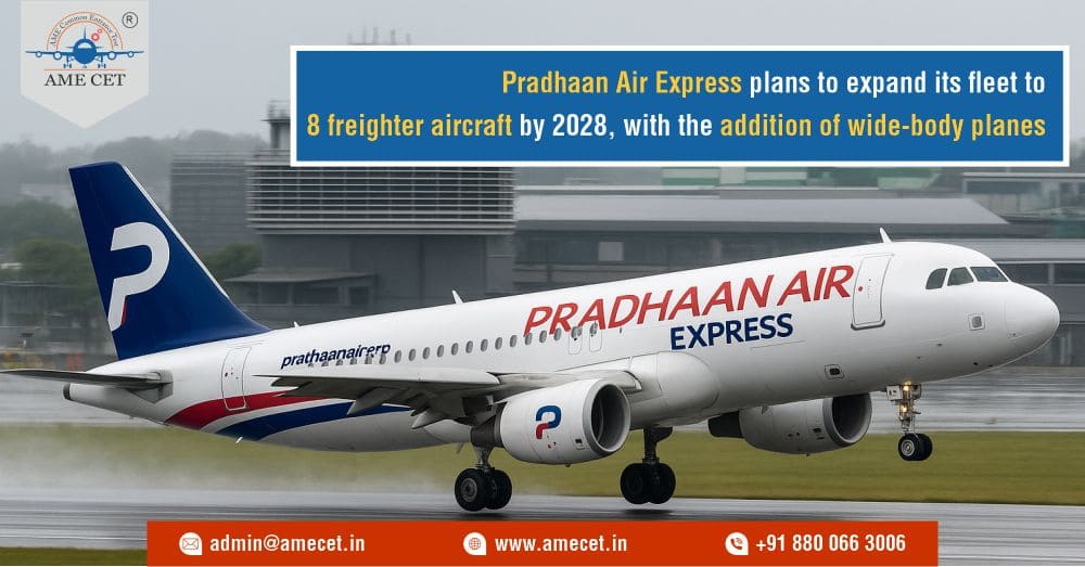 Pradhaan Air Express plans to expand its fleet to 8 freighter aircraft by 2028, with the addition of wide-body planes.