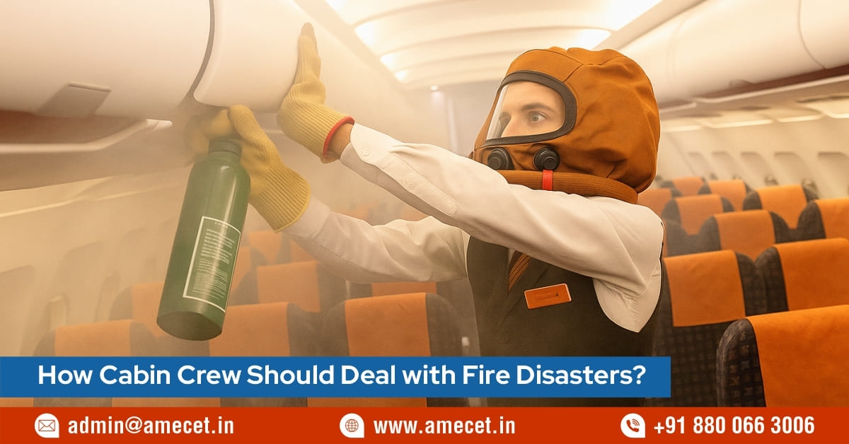 How Cabin Crew Should Deal with Fire Disasters?