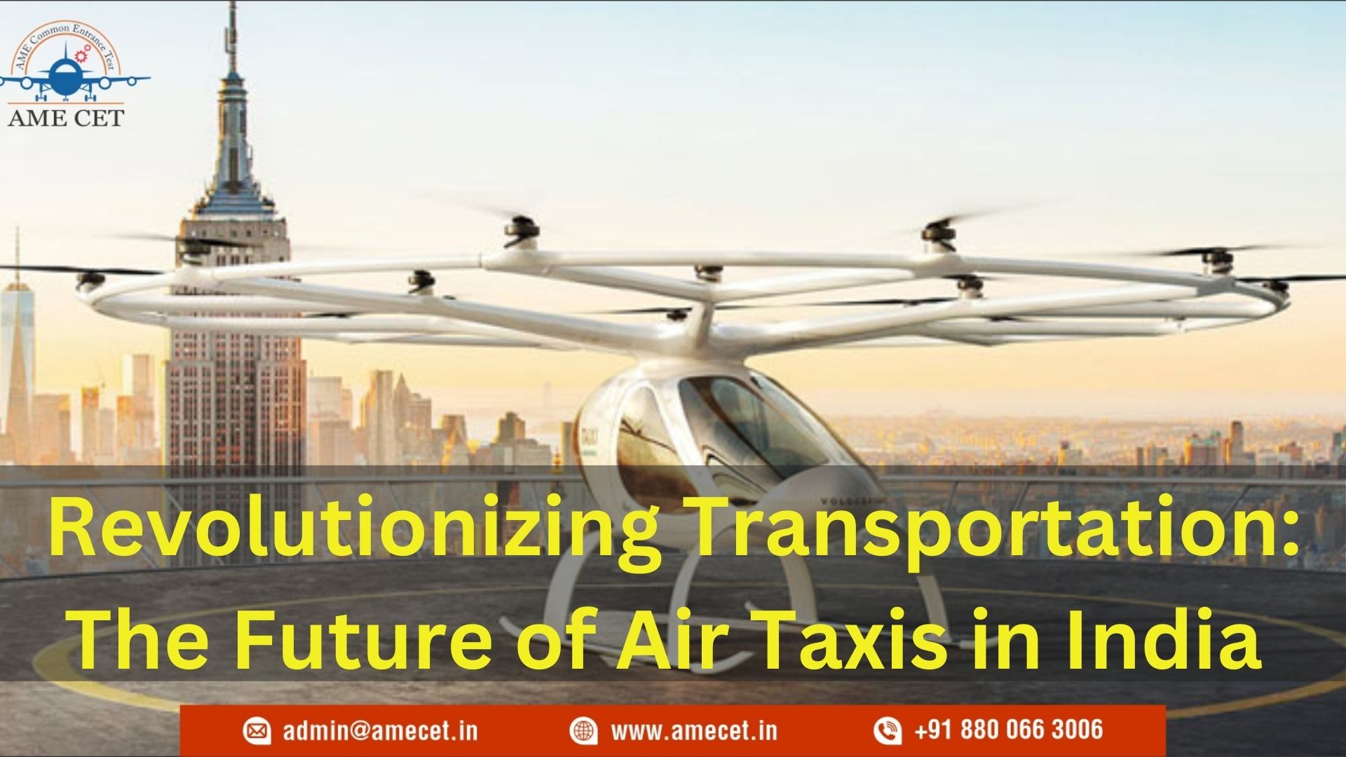 Revolutionizing Transportation: The Future of Air Taxis in India