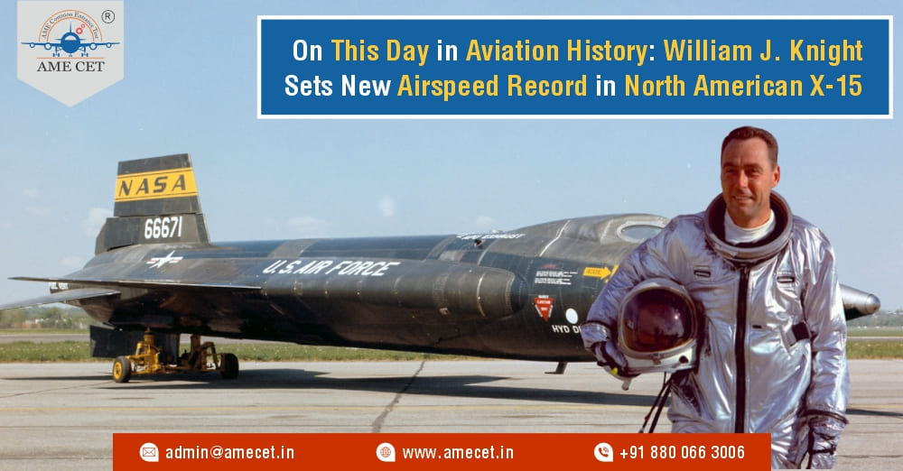 On This Day in Aviation History: William J. Knight Sets New Airspeed Record in North American X-15