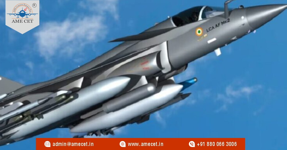 Tejas Mk2 flight in 2025. 300 firms make 90% LCA parts.