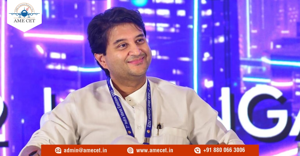 Aviation Students Excited as Scindia Urges India to Make Aerospace Products Here