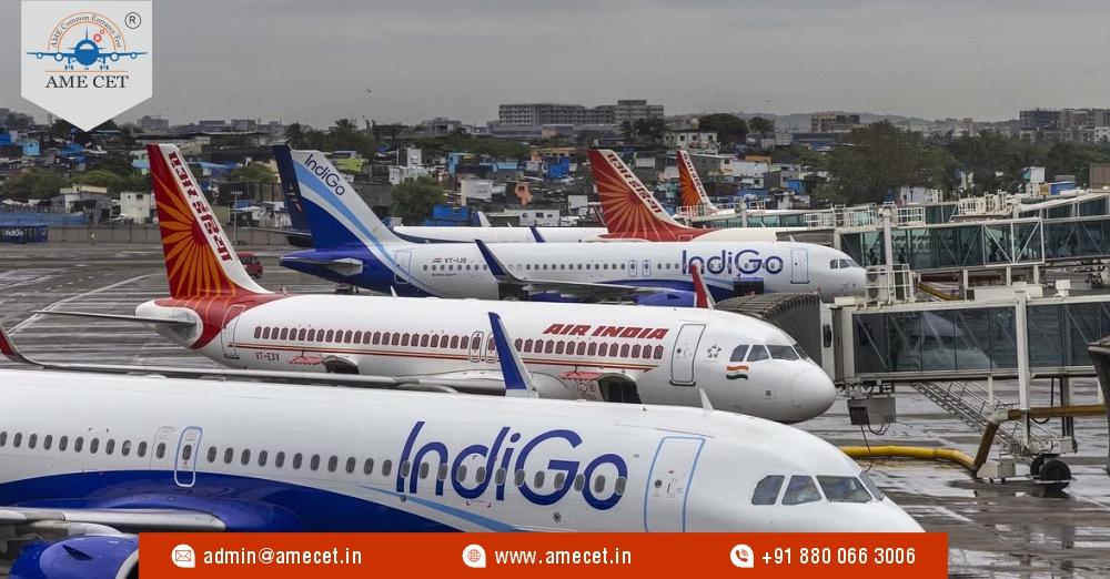 Air India and Indigo Set to Expand Fleet with DGCAs Nod for Aircraft Imports Big opportunities to pilots AME Aeronautical and Aerospace engineers